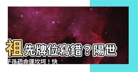 陽世子孫意思|【答客問祖先】牌位中的「陽世子孫奉祀」